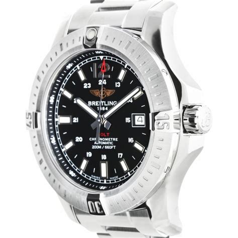 breitling colt automatic black dial men's watch a1738811 bd44ss|Breitling Colt Automatic Black Dial Men's Watch A1738811.